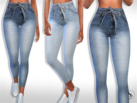 Sims 4 High Waisted CC: Jeans, Shorts & Skirts To Download – FandomSpot