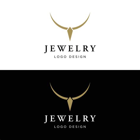 Luxury vintage jewelry logo template design with creative idea with abstract ring shape. Logo ...