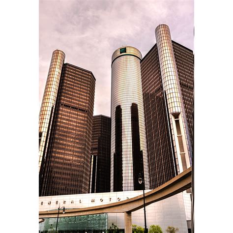 Detroit GM Building Photo Downtown Detroit Photography - Etsy