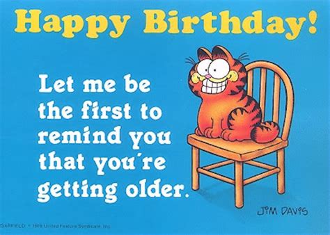 Funny Garfield Happy Birthday Quote Pictures, Photos, and Images for ...