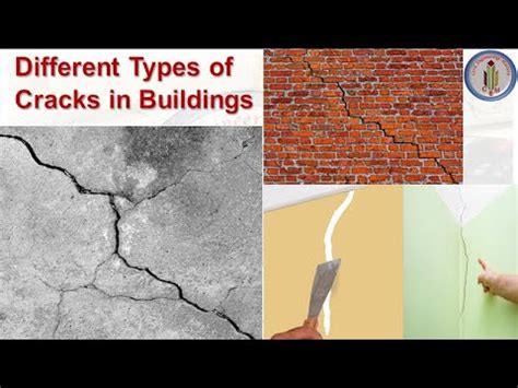 Types of cracks in building | Structural crack and Non structural ...