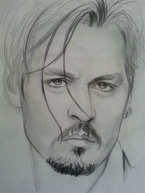 Johnny Depp | Pencil sketch portrait, Marvel art drawings, Portrait sketches