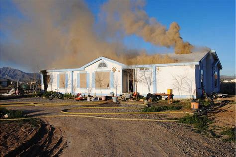 Fire crews respond to series of structure fires, vehicle collisions | Pahrump Valley Times