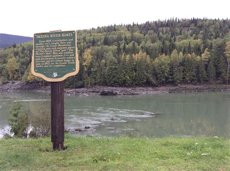 Northern Interior British Columbia: Old Skeena Bridge Over The Skeena River Terrace British ...