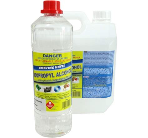 Isopropyl Alcohol Solvent Cleaner - (1 Litre) | Glass Tools Accessories Ltd.