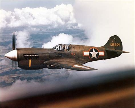 Curtiss P-40 Warhawk WWII Photo Print for Sale