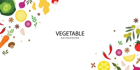 Abstract healthy food banner template. Kitchen spices layout for ...