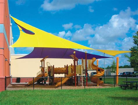 Outdoor Playground Shade Structures, Sun Shade Sails, Canopies & Awnings