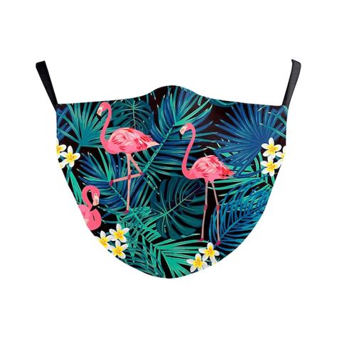 Flamingo Face Mask - Etsy