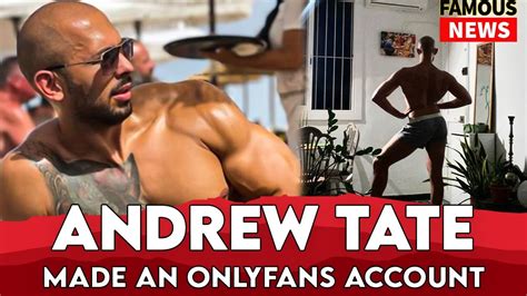 Andrew Tate Made An Onlyfans Account | Famous news - YouTube