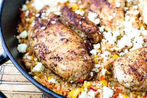 Easy Cast Iron Skillet Chicken and Rice - Eats by April