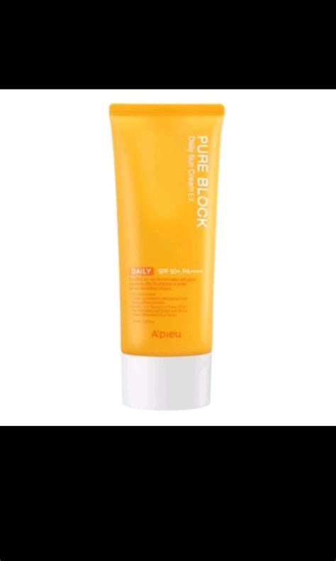 Mineral Korean Sunscreen, spf 50+ pa++++ A'pieu, Beauty & Personal Care ...