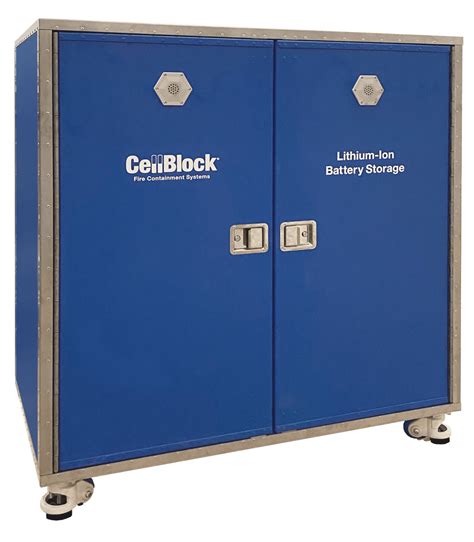 CellBlock Battery Storage Cabinets - Store lithium-ion batteries safely