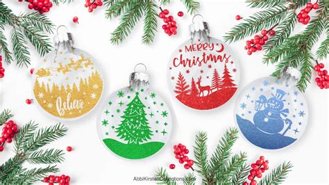 Floating Ornaments With Cricut: Free Templates + Size Guide