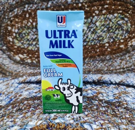 Ultra Milk Susu UHT Full Cream / Plain 200 Ml Kotak | Lazada Indonesia