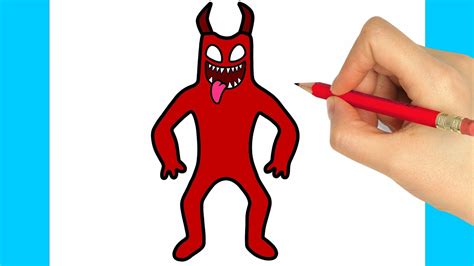 How To Draw Evil Banban - Garten of Banban | Easy Step By Step Drawing Tutorial - YouTube