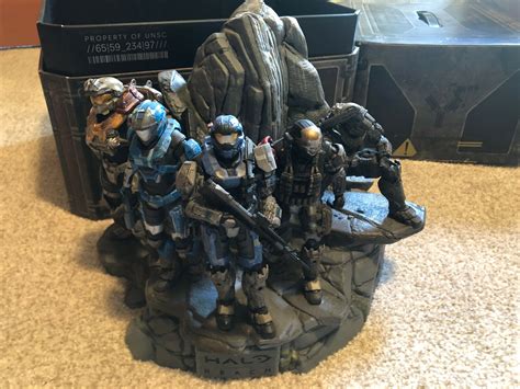 Halo Reach Noble Team Legendary Limited Edition Statue Plus Documents ...