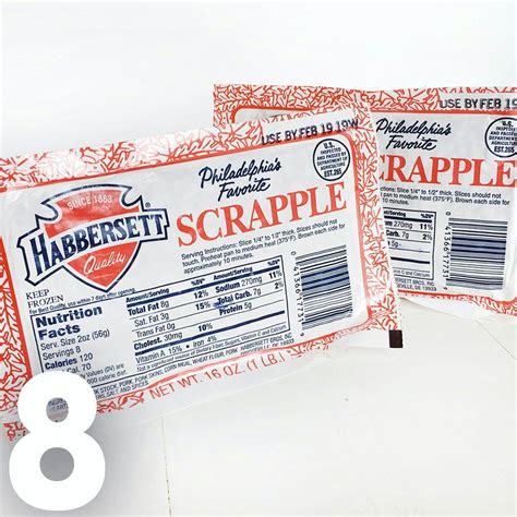 Habbersett Scrapple - 8 Pack by Habbersett Scrapple - Goldbelly