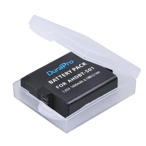 1pcs Full decoded 1600mah GoPro Hero 5 rechargeable battery AHDBT 501 AHDBT501 AHDBT 501 for ...