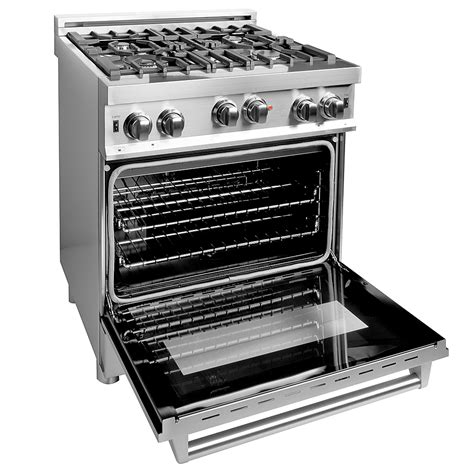 Customer Reviews: ZLINE 30" 4.0 cu. ft. Freestanding Gas Range with Gas ...