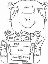 Learning English Coloring Pages Printable Kids Sketch Page sketch template