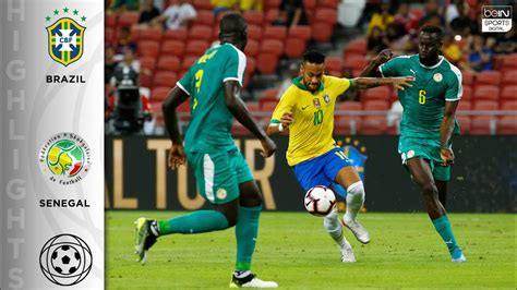 Brazil 1-1 Senegal - HIGHLIGHTS & GOALS - 10/10/19 - YouTube