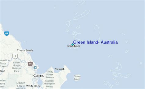 Green Island, Australia Tide Station Location Guide