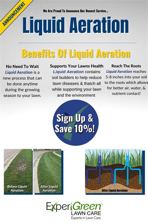 Liquid Aeration | Aerator, Aerate lawn, Lawn service