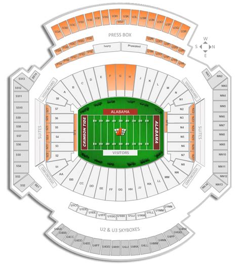 Bryant Denny Stadium Student Section Seating Chart | Review Home Decor