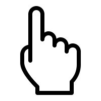 hand pointing Icon - Free PNG & SVG 593527 - Noun Project