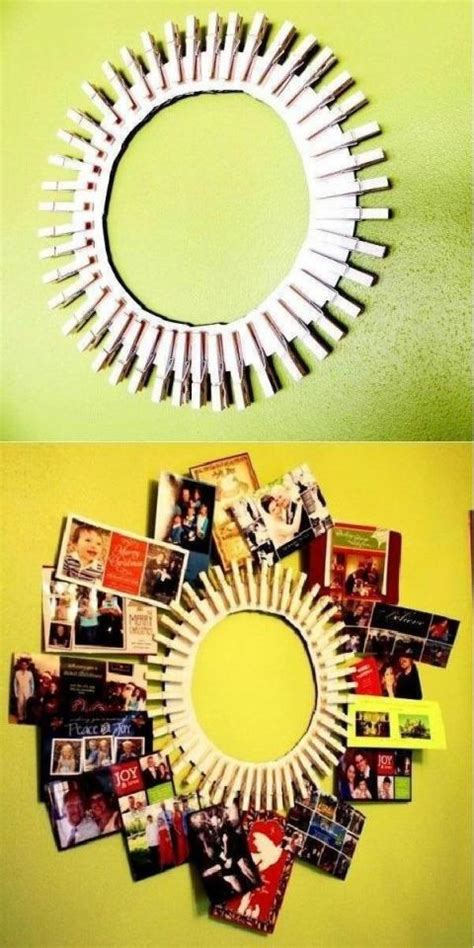 DIY Clothespin Picture Frame - Musely