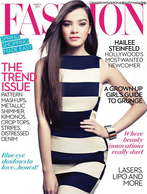 FASHION Magazine March 2013 Cover: Hailee Steinfeld - FASHION Magazine