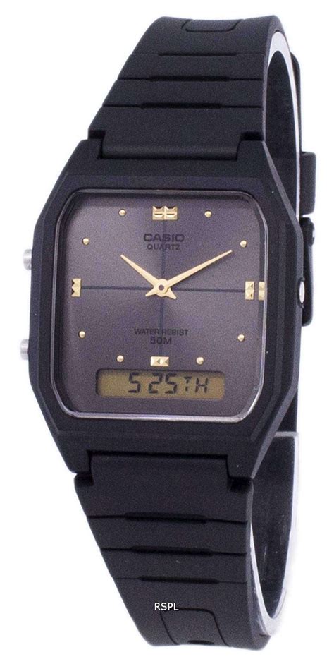 Casio Analog Digital Quartz Dual Time AW-48HE-8AVDF AW-48HE-8AV Mens Watch