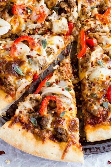 Spicy Sausage Pizza | Baked by an Introvert