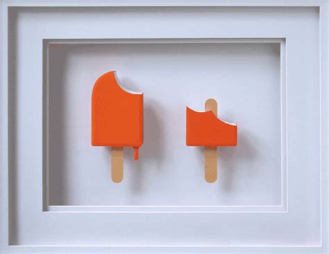 Dripping-ice-lolly Paper Art, Paper Crafts, Turned Art, Ice Lolly ...