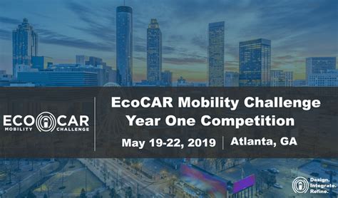 Announcing the EcoCAR Mobility Challenge Year One Competition ...