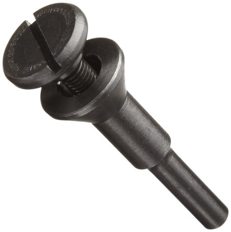 Weiler 56490 Mandrel For Type 1 Cutoff Wheels, 1/4" Diameter Shank, 3/8 ...