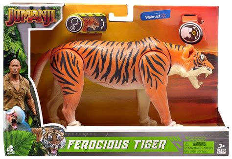 Jumanji Ferocious Tiger Exclusive Figure with Sound Lanard - ToyWiz