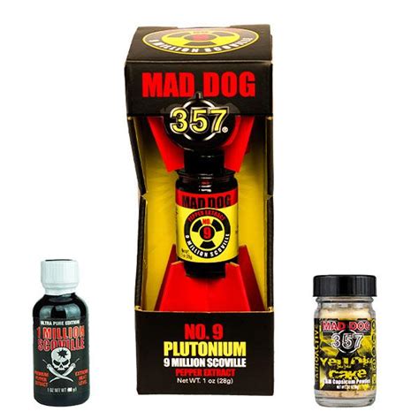 Mad Dog 357 THREE Bottle Nuclear Pack | Hot Pepper Extracts | Hot Sauce ...