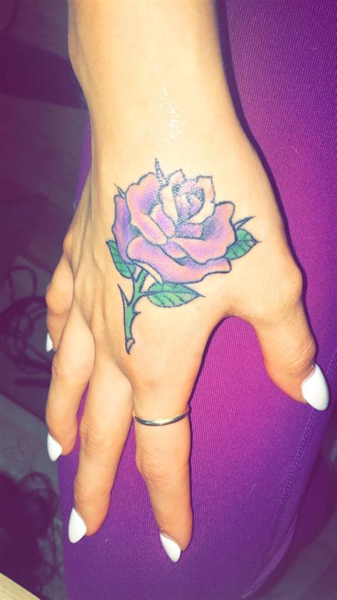 Purple rose tattoo | Purple rose tattoos, Tattoos, Tattoos and piercings
