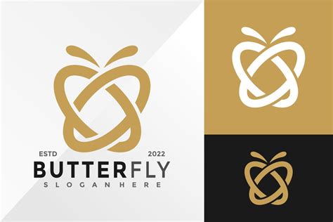 Beauty Butterfly Monarch Logo Design Vector illustration template 6583995 Vector Art at Vecteezy