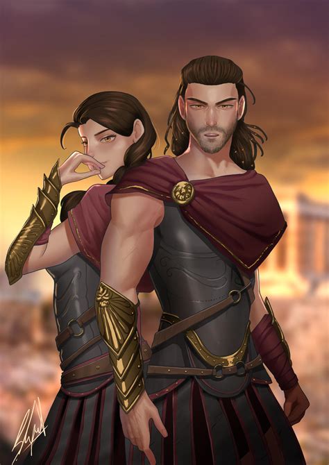 Alexios and Kassandra - Assassin's Creed Odyssey by Supzter on DeviantArt