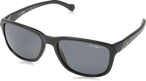 Arnette Sunglasses Polarized Straight Cut (58 mm) Black, 58: Amazon.co.uk: Clothing