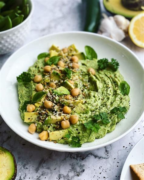 Homemade Avocado Hummus - Thrilled Foodie