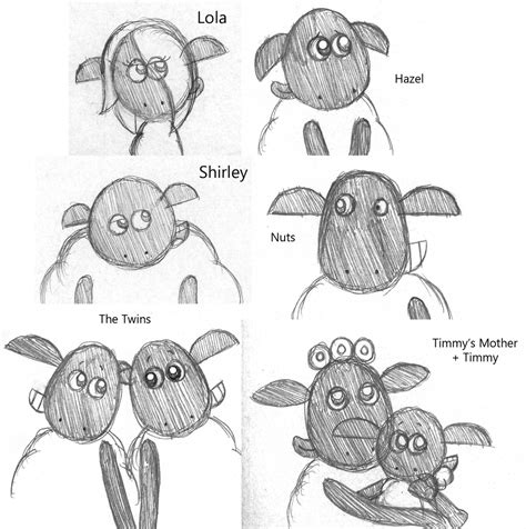 Shaun The Sheep Characters by PuccaFanGirl on DeviantArt