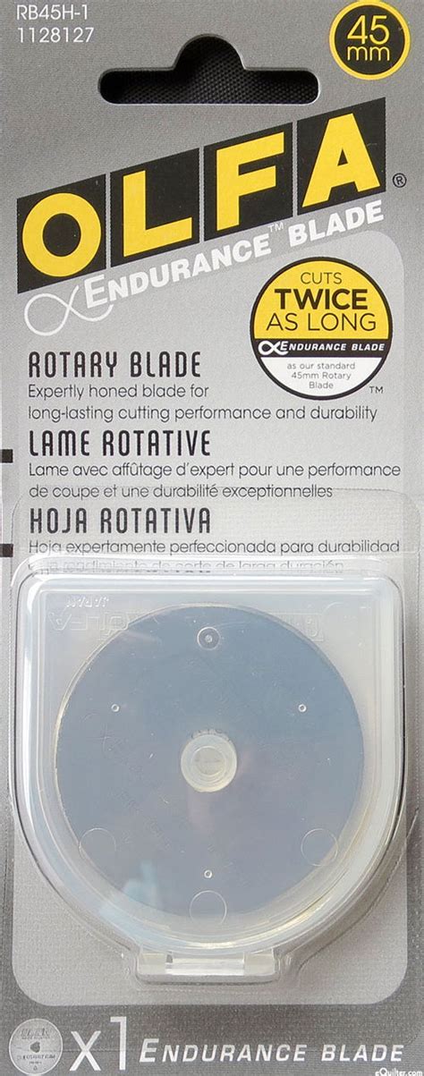 eQuilter Olfa 45mm Endurance Rotary Blade - Single Pack