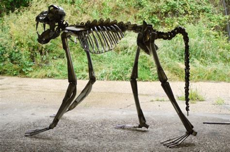 Baboon Skeleton - Hubcap Creatures