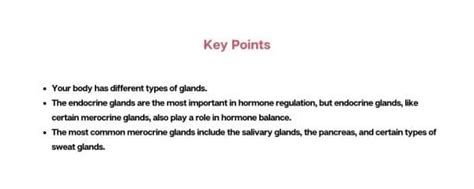 What are Merocrine Glands and How do They Affect Hormonal Balance?