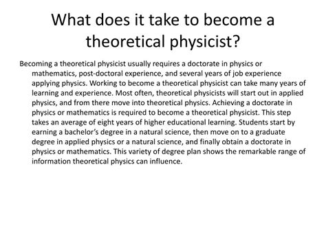 PPT - Theoretical Physics PowerPoint Presentation, free download - ID ...