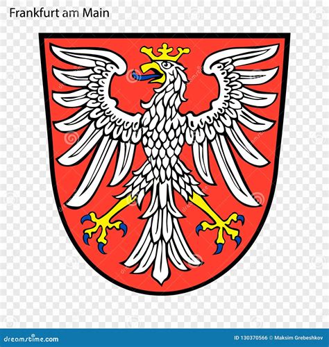 Emblem of Frankfurt am Main Stock Illustration - Illustration of lours, colors: 130370566